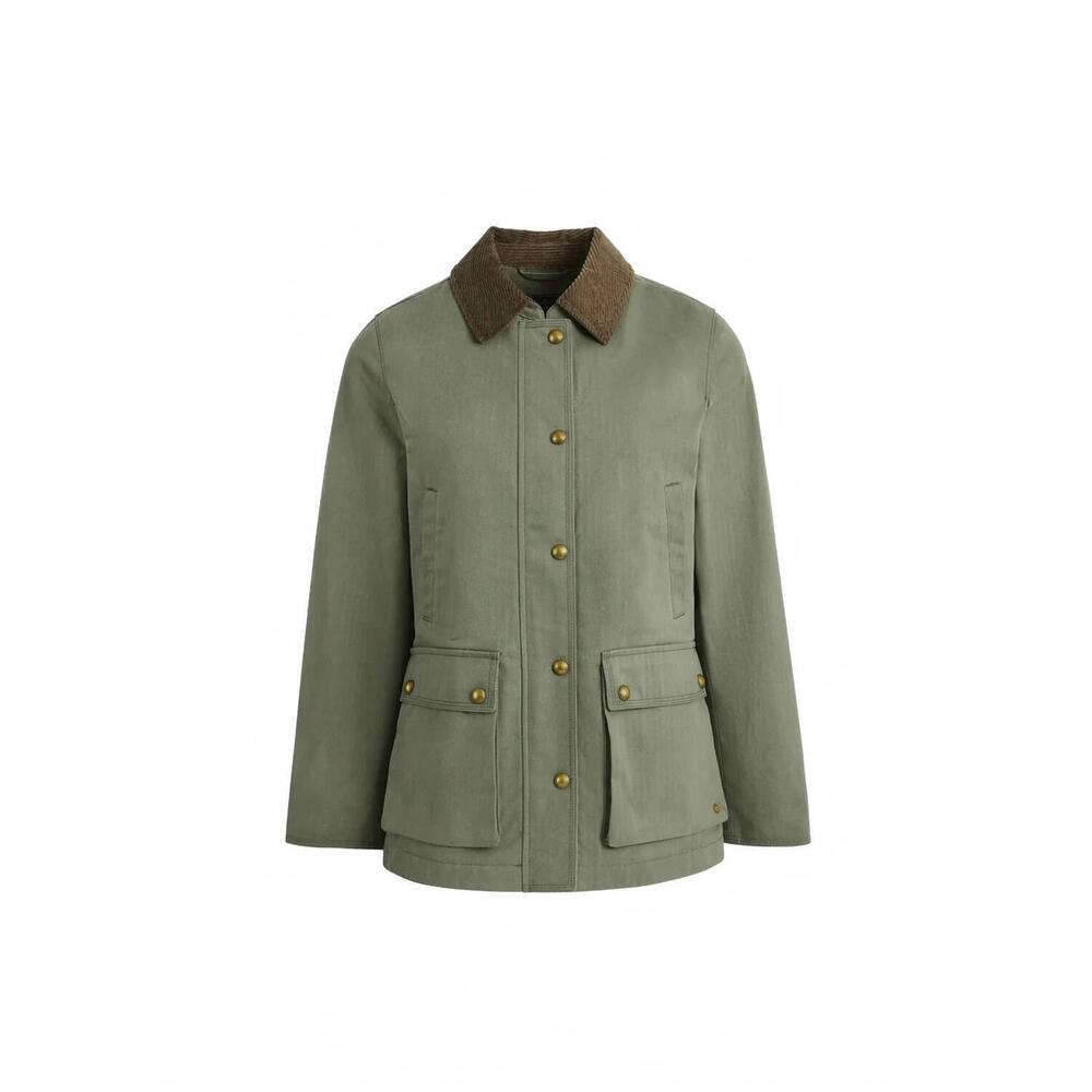 NEW FAIRFAX & FAVOR women's olivia waxed jacket in pistachio